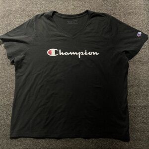 Champion Classic Black Tee